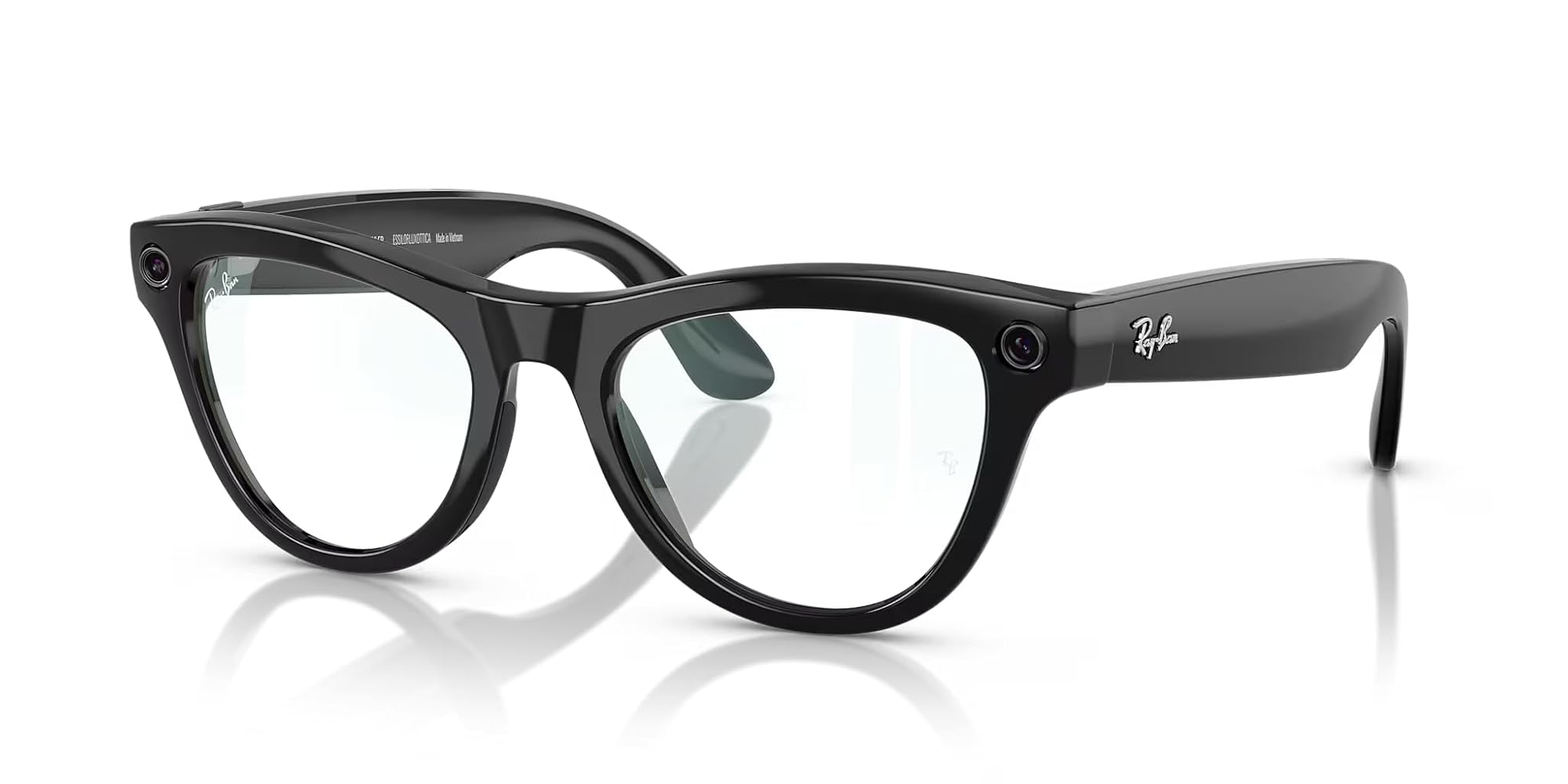 Ray-Ban Skyler  レイバン メタ スカイラー Amazon.com: Meta Ray-Ban Glasses, Skyler, Shiny Black, Clear